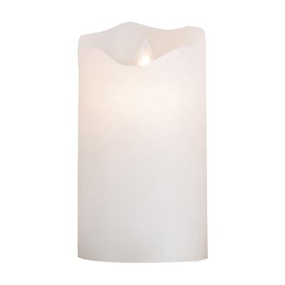 Elvira Ledjus vit timer 4/8 levande låga 8*14,2 cm