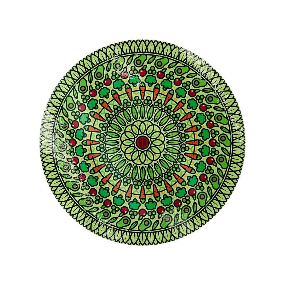 Grindstore Veggie Spiral Glass Chopping Board