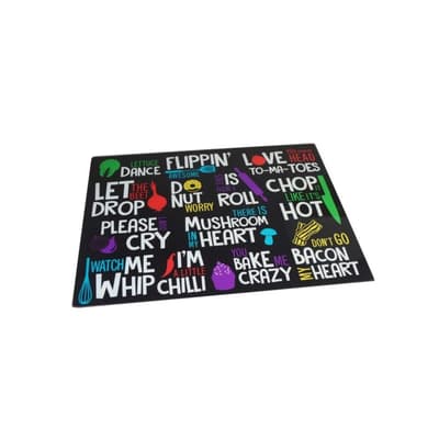 Zodiac Multicoloured Puns Glass Worktop Saver