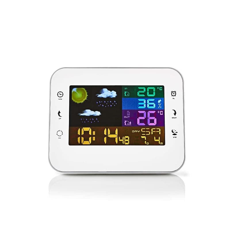 Trådløs Vejrstation og Ur med Alarm 402WT