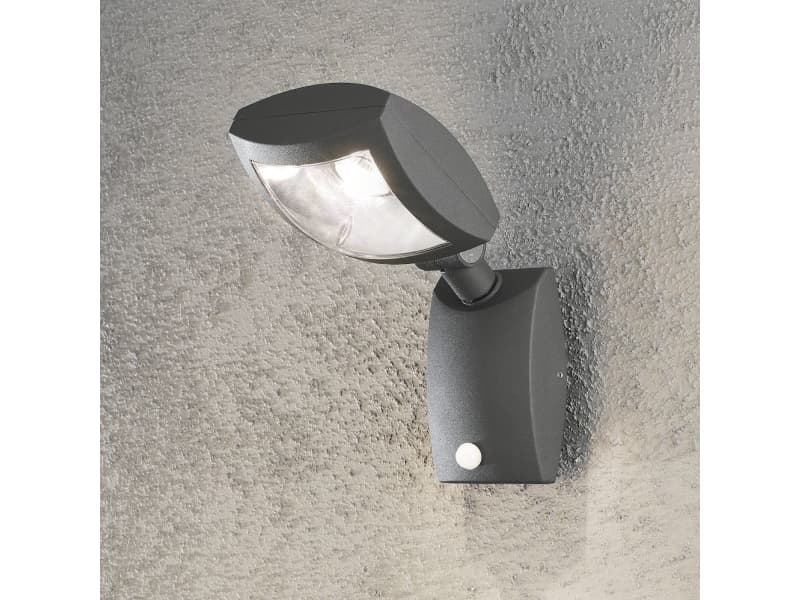 Konstsmide 7938-370, 1 lampor, 3000 K, IP54, Antracit, Grå