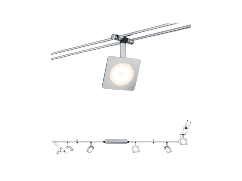 Paulmann 951.93, Kiskospotti, LED, 4 W, 2700 K, Kromi
