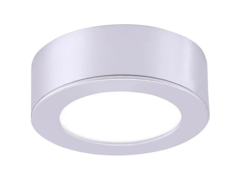LeuchtenDirekt 14380-21 Oskar LED-påbygningslampe 10.1 W Sølv