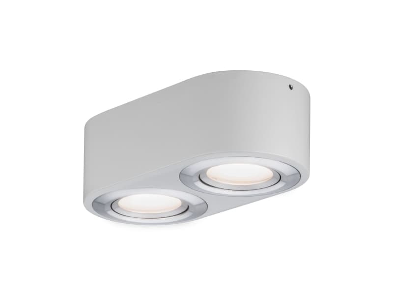 Paulmann 797.09, 10 W, 2 lampor, 3000 K, 365 LM, Gjuten aluminium