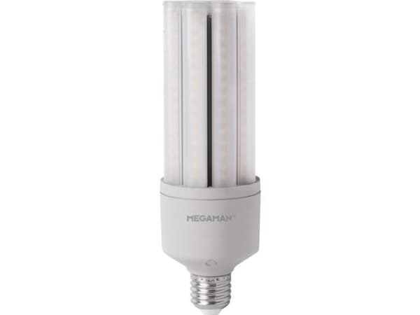 Megaman LED (RGB) Energiklasse A+ (A++ - E) E27 Stavform 33 W = 66 W Varmhvid (Ø x L) 63 mm x 188 mm 1 stk