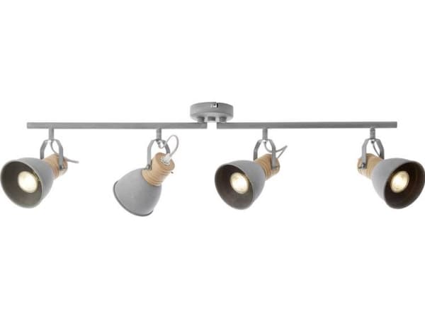 Brilliant Frieda G81232/78 LED-loftslampe Træ, Beton-optik 5 W