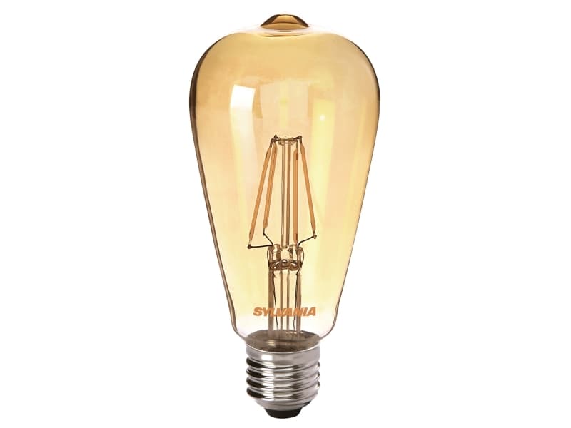 Sylvania 0027177, Stearinlys, Rustfrit Stål, Transparent, A++, 38 mA, 220-240, 4 kWh