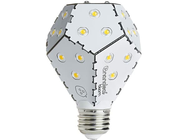Nanoleaf BLOOM LED-pære 1200 lumen, 3000K, hvit (NL03-1200WN240E27)