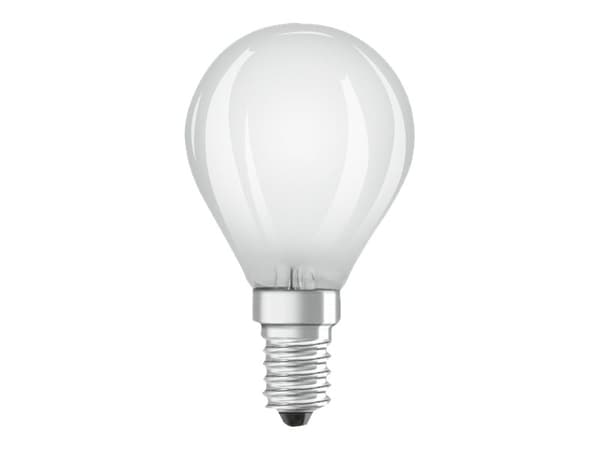 OSRAM SUPERSTAR CLASSIC P - LED-glödlampa med filament - form: P45 - glaserad finish - E14 - 5 W (motsvarande 40 W) - klass F - varmt vitt ljus - 270