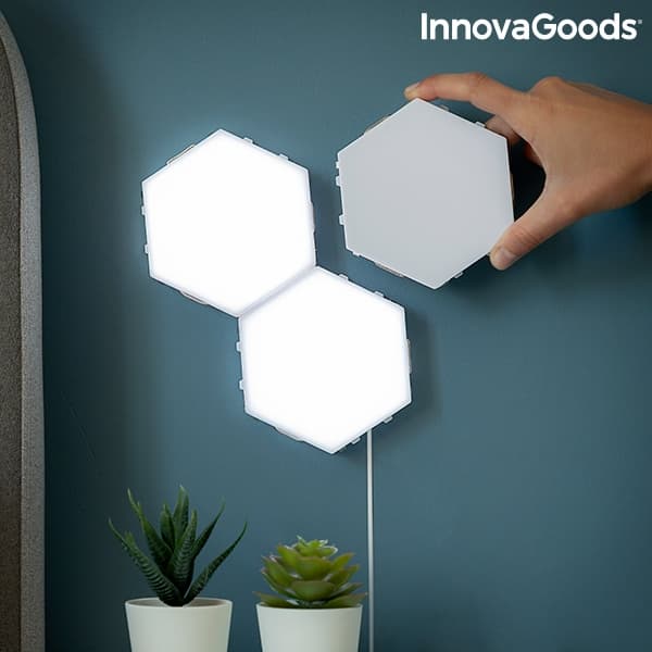 Set Med Anpassningsbara Magnetiska LED Paneler