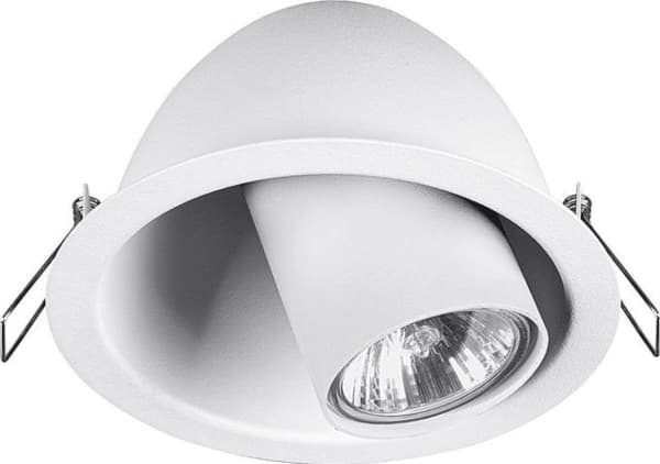 Nowodvorski Innfelt lampe uten lyskilde DOT, GU10, hvit