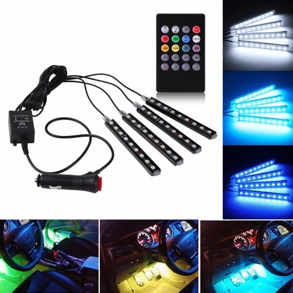 Musiikkiin reagoiva LED-valaistus autoon