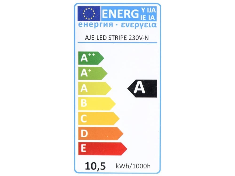 Activejet AJE-LED STRIPE, Universell belysningslist, Inomhus / utomhus, Balkong, Trädgård, Terass, Terrass, Universal, Transparent, Modern, Neutral v