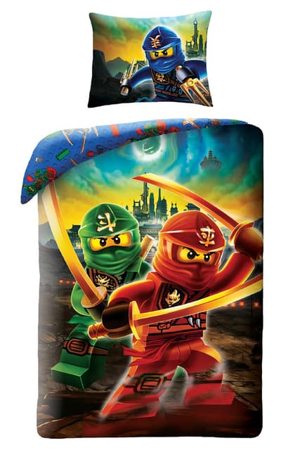 LEGO® Ninjago Sengetøy Dynetrekk 140x200 + 70 x 90cm
