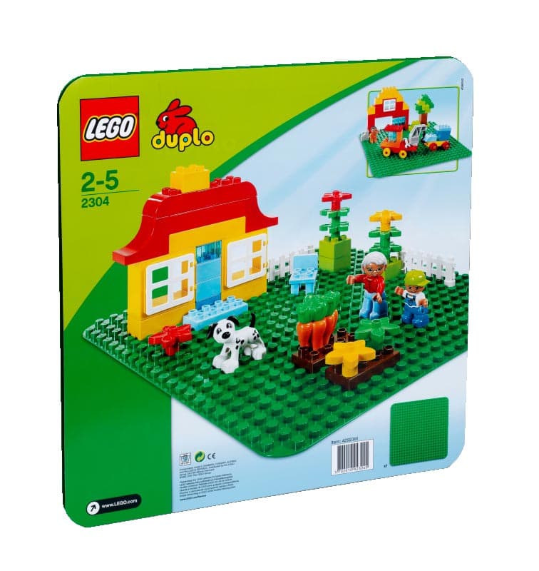 Basplatta, stor grön, LEGO DUPLO (2304)