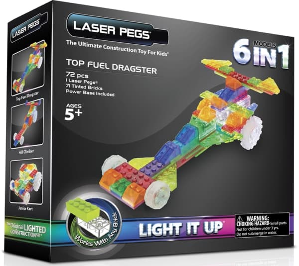 Laser Pegs ZD130B, Fordon byggsats, 5 År, 72 styck, Multifärg, Not for children under 36 months