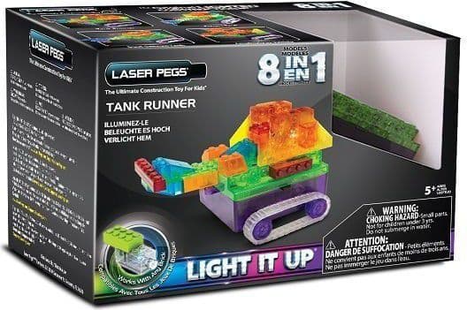 Laser Pegs 8 in 1 Tank Runner (RN1330B)