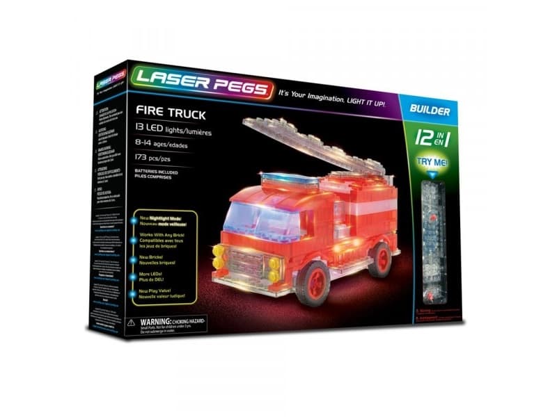 Laser Pegs 12 In 1 Fire Truck 12012
