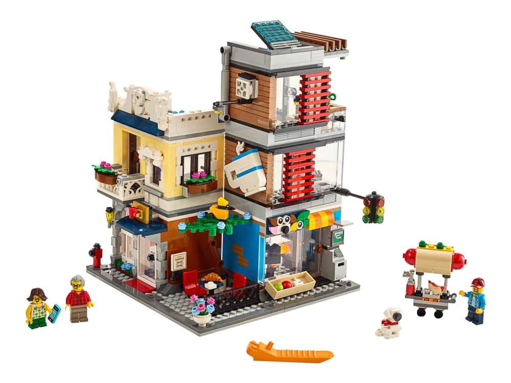 LEGO 31097 Byhus med dyrehandel og café