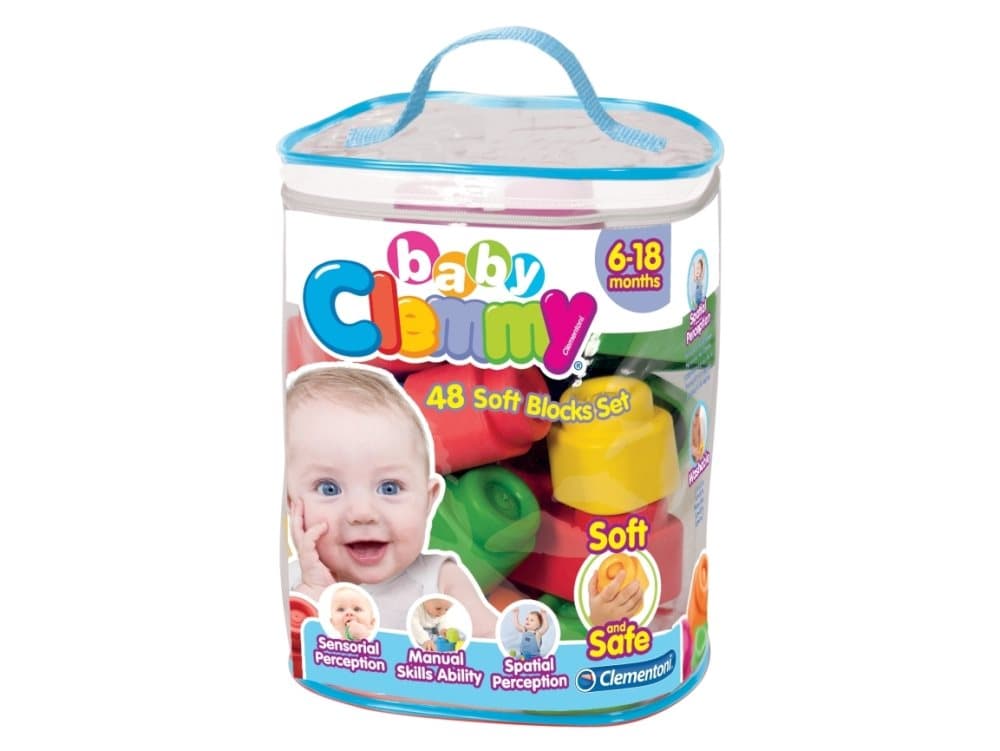 Clementoni Baby Clemmy a bag of blocks 48 elements (17134)
