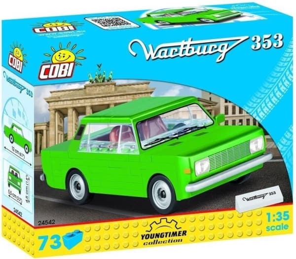 Cobi Klocki Cars Wartburg 353 73 elements