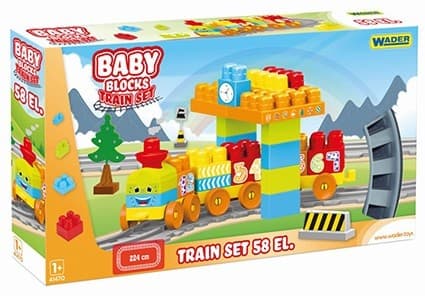 Wader Baby Blocks Railway 2,24 m