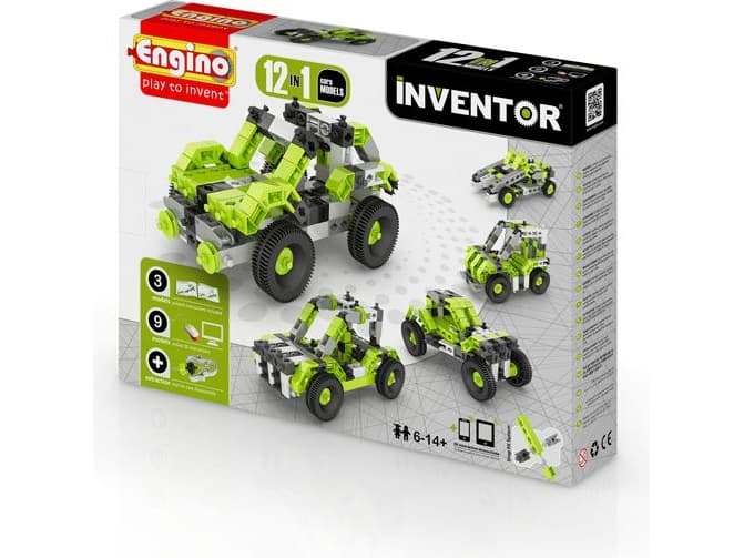 Engino Set of 12in1 blocks, 12 car models (1231)
