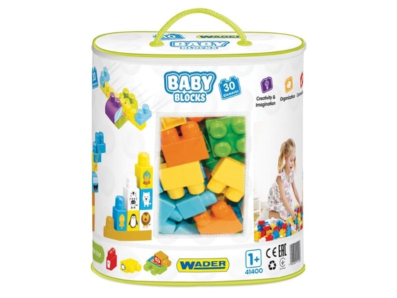 Wader Baby blocks Bag 30 pieces (41400)
