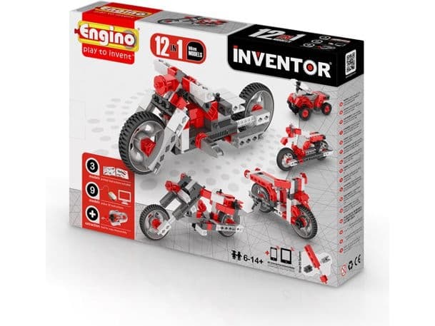 Engino Set of 12in1 blocks, 12 motorcycle models (1232)