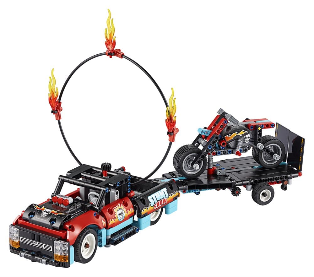 Stuntuppvisningsbil & motorcykel, LEGO Technic (42106)