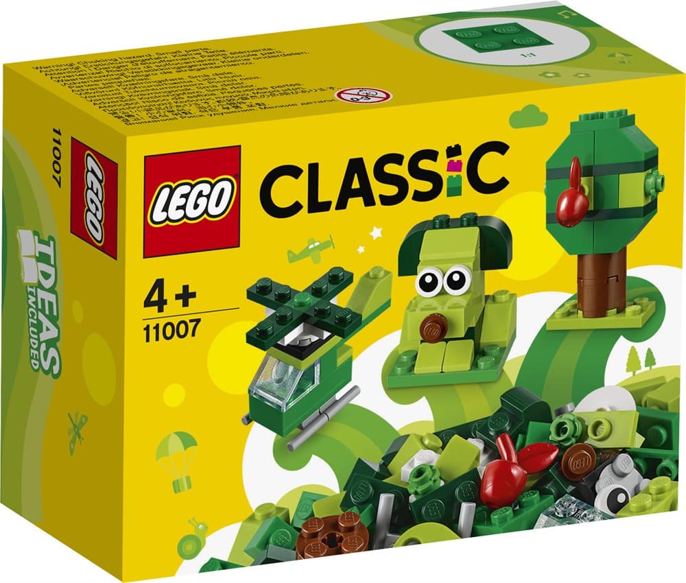 Kreativa gröna klossar, LEGO Classic (11007)