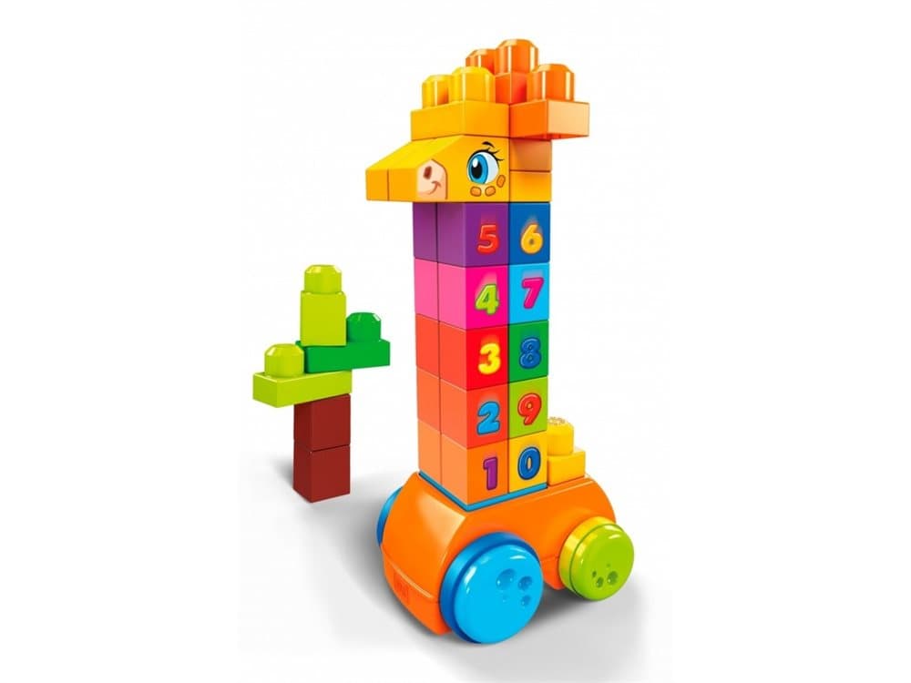 Mega Bloks First Builders Giraffe with Count and Ride (GFG19)