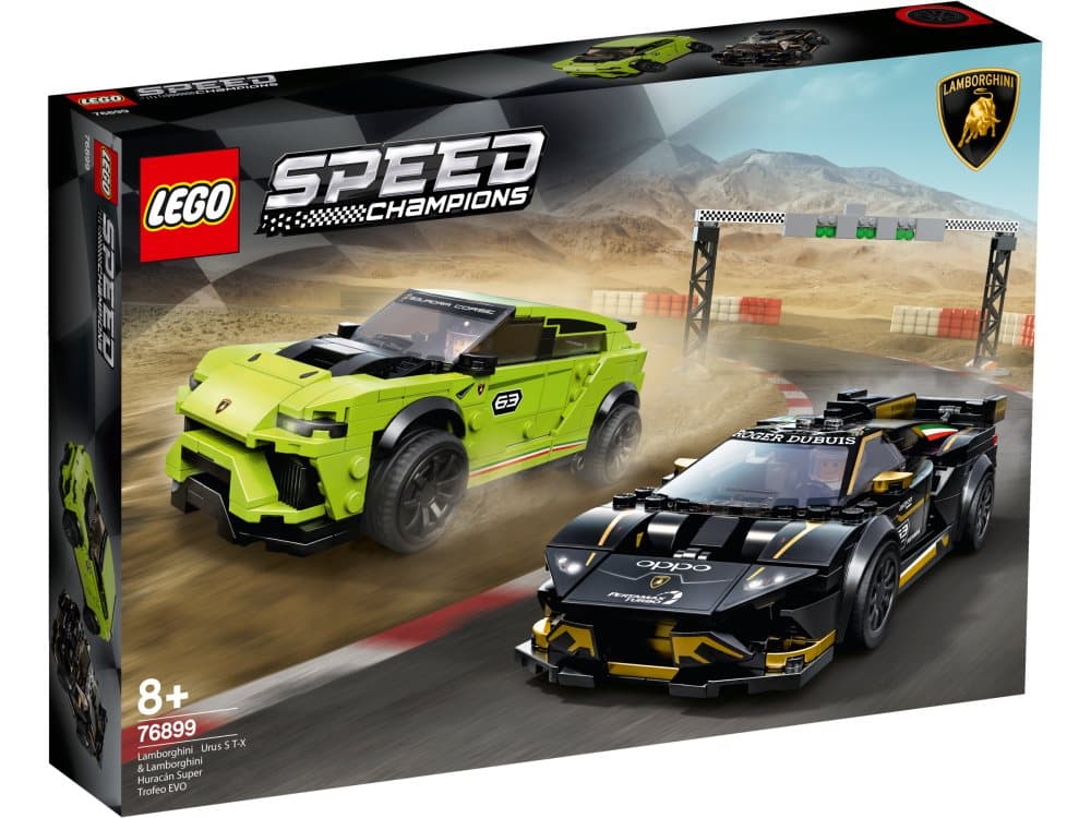 Lamborghini Urus ST-X & Lamborghini Huracán Super Trofeo EVO, LEGO Speed Champions (76899)
