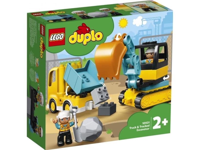 LEGO 10931 Lastbil og gravemaskine på larvefødder
