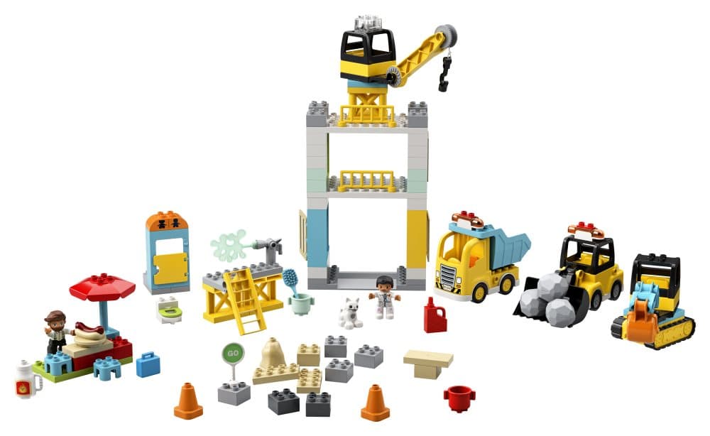 Lyftkran och byggnadsarbete, LEGO® DUPLO Town, (10933)