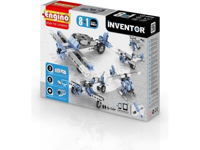 Engino 8-in-1 block set, 8 aircraft models (0833)