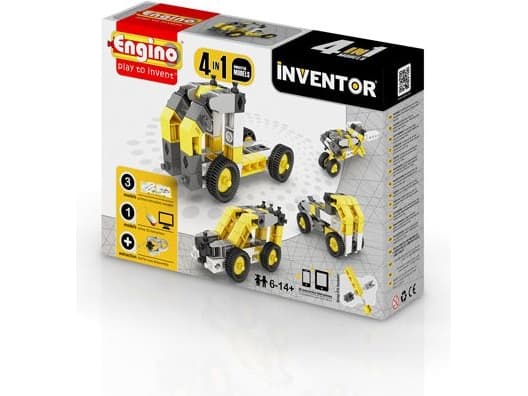 Engino A set of 4in1 blocks, 4 models of construction vehicles (0434)