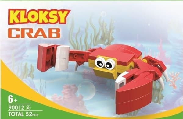 Kloks Klocki Animals Crab 52 elements (90012-6)