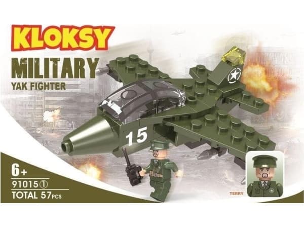 Kloks Klocki Army plane 57 items