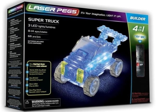 Laser Pegs Klocki 4 in 1 Super Truck