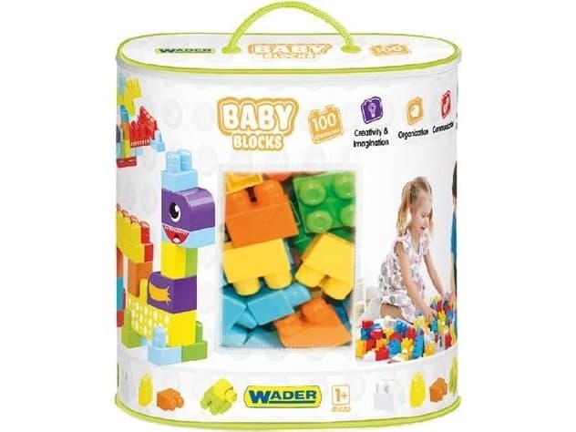 Wader Baby blocks Bag 100 elements (41420)
