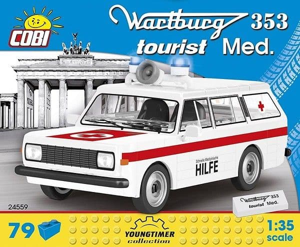 Cobi 24559 Youngtimer Wartburg 353 tourist Med. 79 blocks