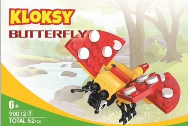 Kloks Klocki Animals Animals Butterfly (90012-3)