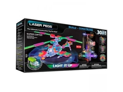 Laser Pegs G2100B, Flygplansbyggsats, 5 År, 205 styck, Multifärg, Not for children under 36 months