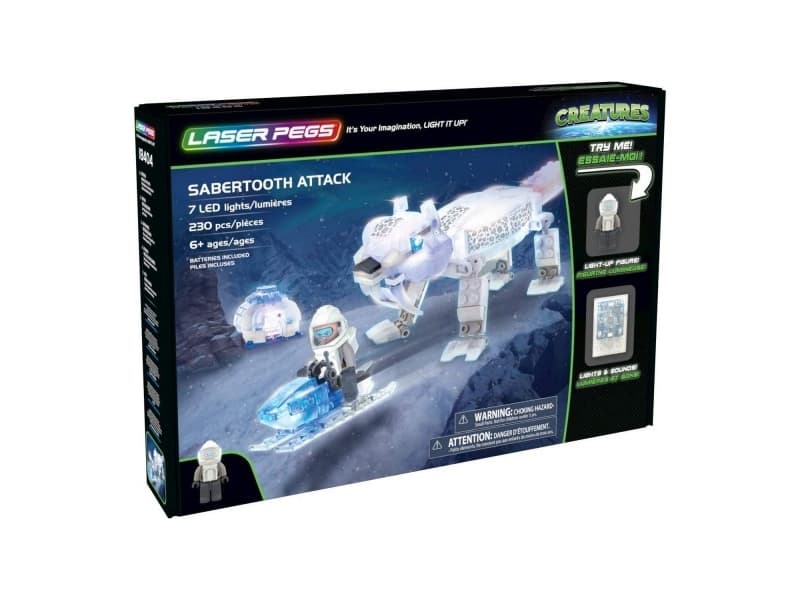 Laser Pegs Creatures Atak Tygrysa Szablozebnego 18404