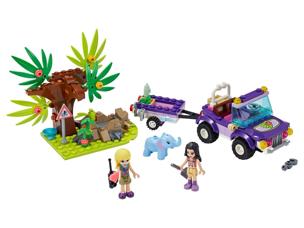Djungelräddning med elefantunge, LEGO Friends (41421)