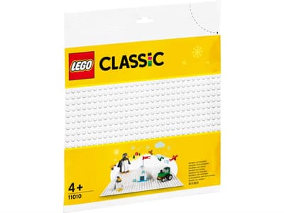 LEGO® Classic Vit basplatta 11010