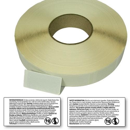 Peel off etiketter rulle, öppna o läs varningstexten, 31,75-63,5mm, ENG/SWE, 165
