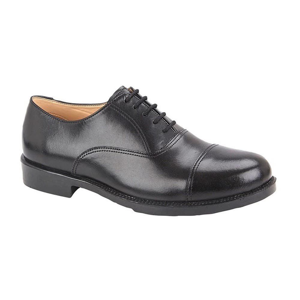 Grafters Herrläder Capped Oxford Laced Cadet Shoe