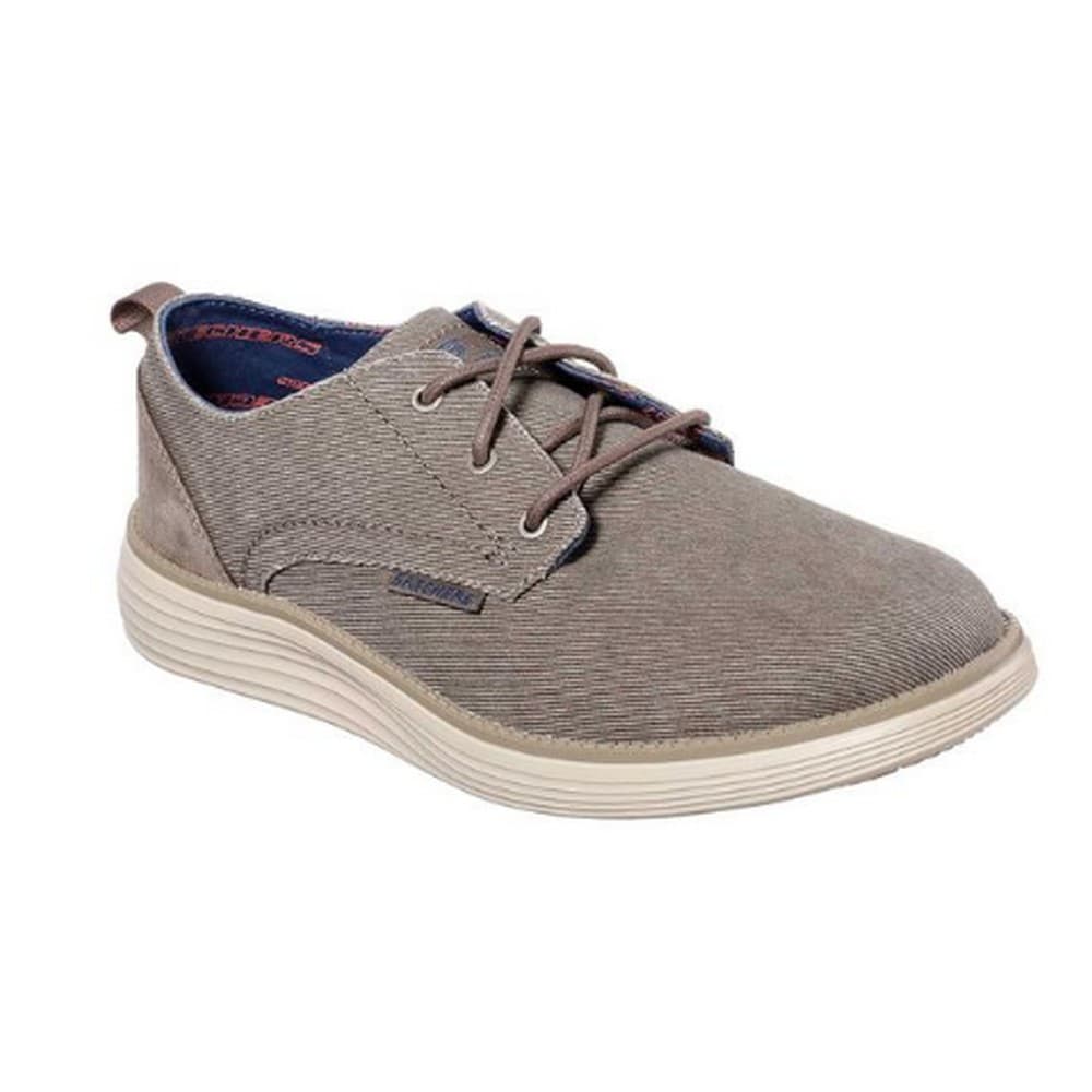 Skechers Mens Status 2.0 Pexton Canvas Shoe With Suede Overlays